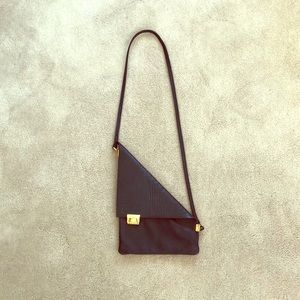 Black Leather Purse - Made in Italy